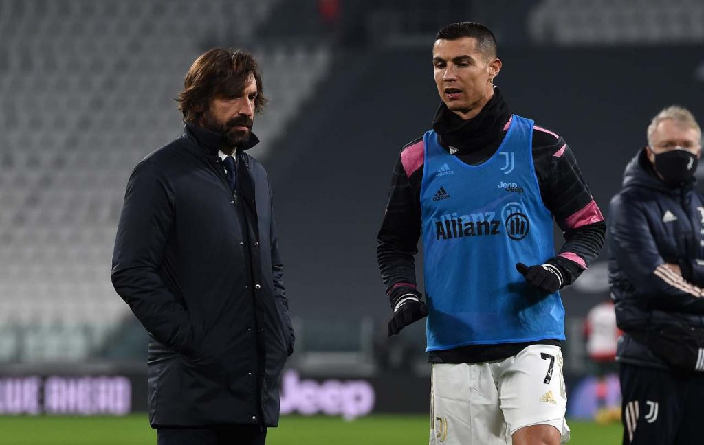 Esonero Pirlo, Juventus: ipotesi fantasiosa, Cristiano Ronaldo allenatore