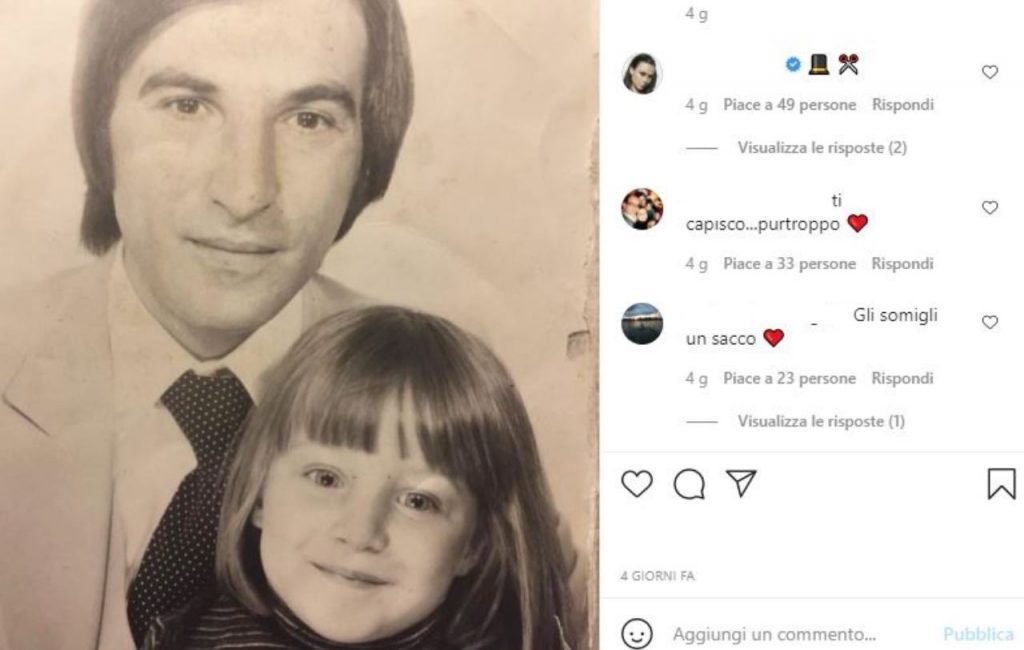 La bambina nella foto con il suo papà è oggi una famosissima conduttrice: l’avete riconosciuta?