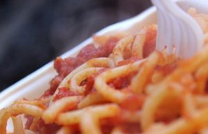 pasta all'amatriciana condimento