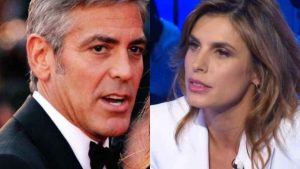 Elisabetta Canalis e George Clooney confessione bizzarra-Altranotizia